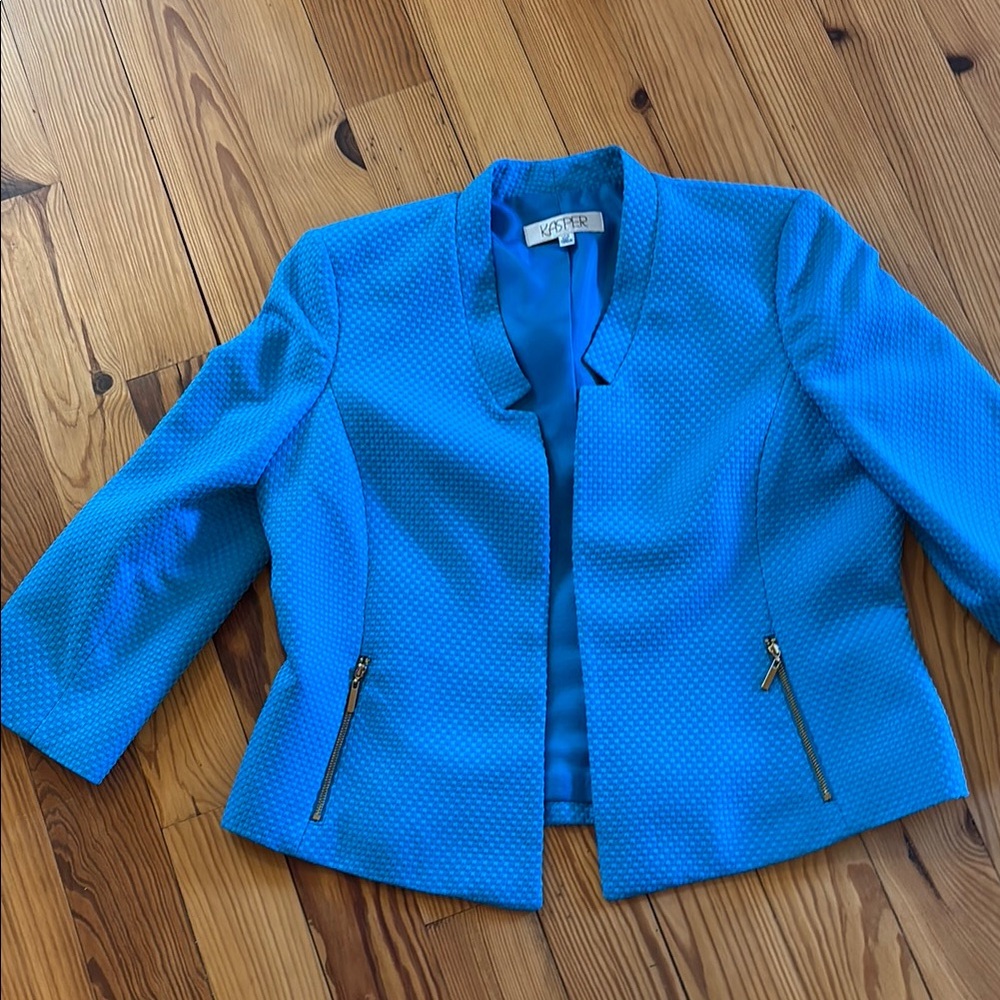 Kasper Aqua Blazer